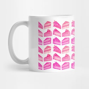 Pink Cake Slices Mug